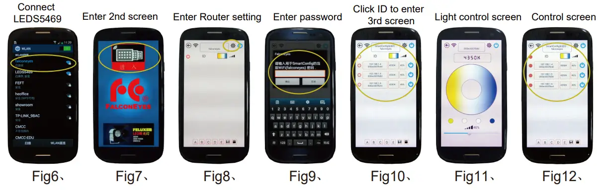 Linkstar LES 2000TD Bi Color LED Lamp Dimmable Lighting - connection