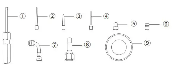 AstroAI ACTGHMBK 230 PSI Tire Inflator Gauge 2