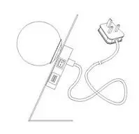 John Lewis Globe USB Table Lamp Product assembly 2