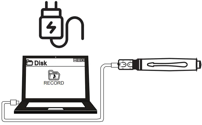 AKALULI V90 32GB Digital Voice Recorder - USB charge
