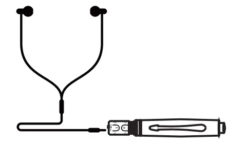 AKALULI V90 32GB Digital Voice Recorder - earphone to the pen