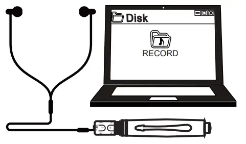 AKALULI V90 32GB Digital Voice Recorder - playing status