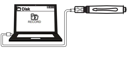 AKALULI V90 32GB Digital Voice Recorder - power button to play 1