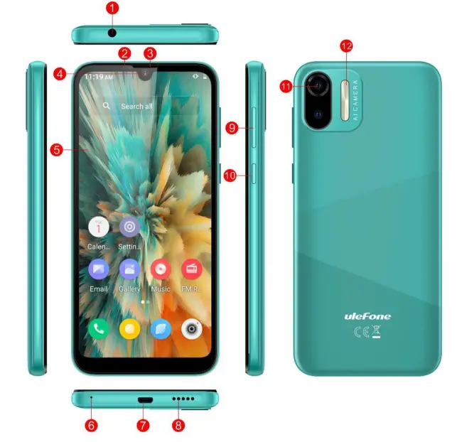 uleFone Note 6T Smart Phone - Fig