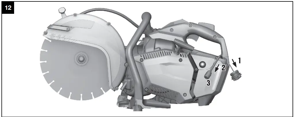 Replacing the fuel filter