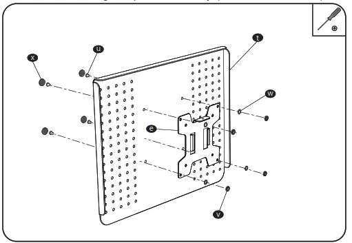 ALI Laptop Tray Desk Mount Installation Grommet Hole InstallationLaptop Tray Installation