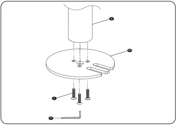 ALI Laptop Tray Desk Mount Installation GuideGrommet Base Installation