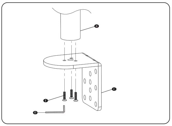 ALI Laptop Tray Desk Mount Installation GuideOPTION