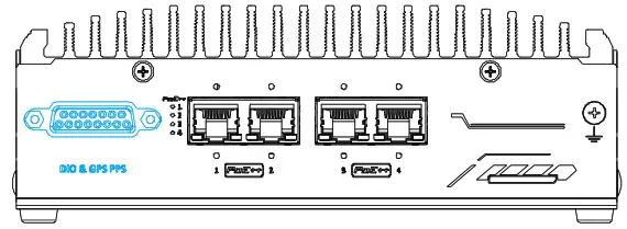 neousys NRU 52S Jetson Xavier NX Ruggedized Edge AI Computer - DIO and GPS PPS Port
