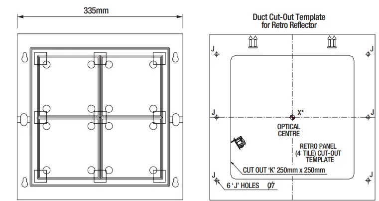Honeywell 2104N4214 Searchline Excel Cross Duct Infrared Gas Detector - LONG RANGE