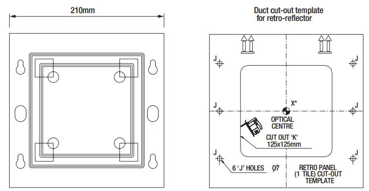 Honeywell 2104N4214 Searchline Excel Cross Duct Infrared Gas Detector - PANEL