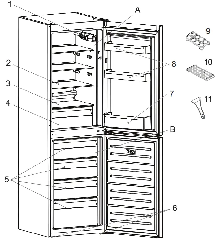 eta 275290000E Refrigerator with Freezer - fig3