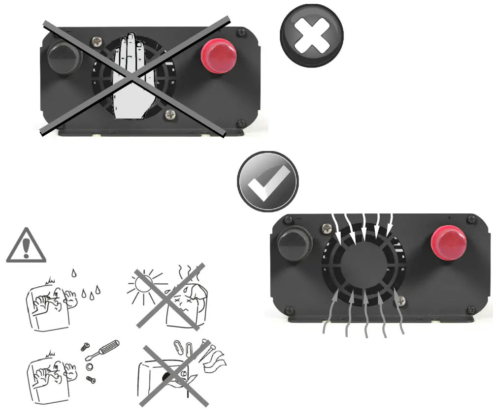 gembird EG-PWC1200-01 1200W 12V Car Power Inverter - 5