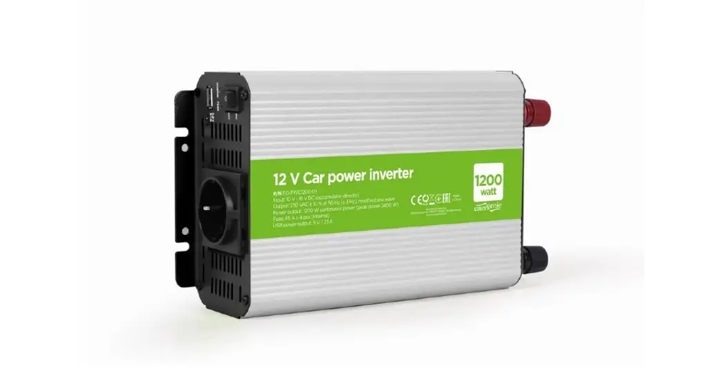 Gembird Eg-pwc1200-01 1200w 12v Car Power Inverter User Guide Gembird Eg-pwc1200-01 1200w 12v Car Power Inverter User Guide