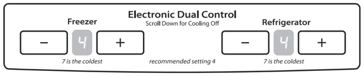 Whirlpool WRF535SWH French Door Bottom Refrigerator - ELECTRONIC CONTROLS