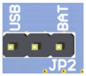 Boards power options jumper JP2