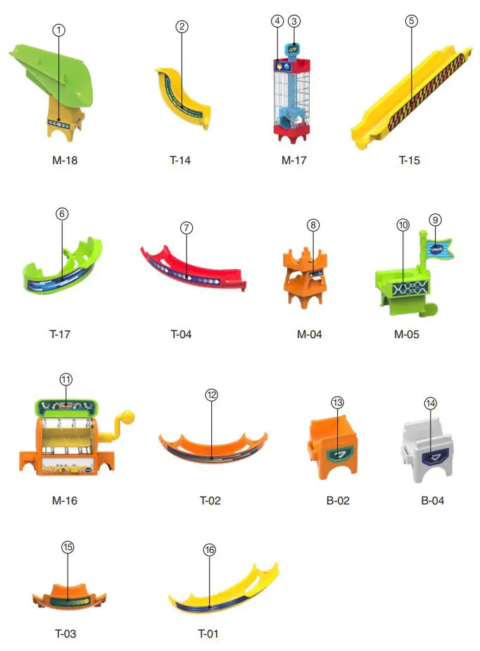 vtech 519403 Marble Rush Corkscrew Challenge Instruction Manual - LABEL APPLICATION