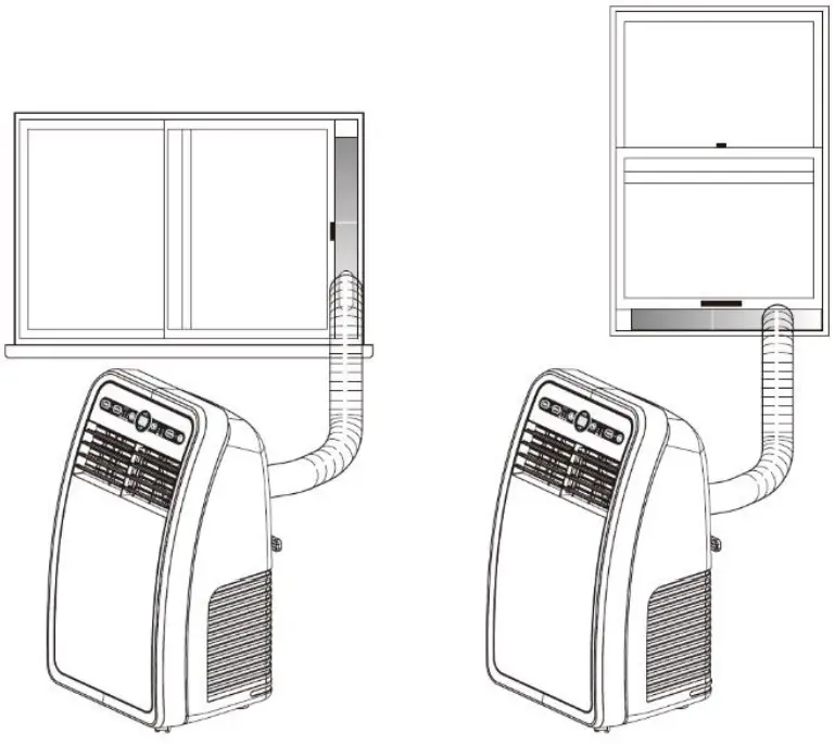newair NAC08KWH00 3 in 1 Portable Air Conditioner - Installation 2