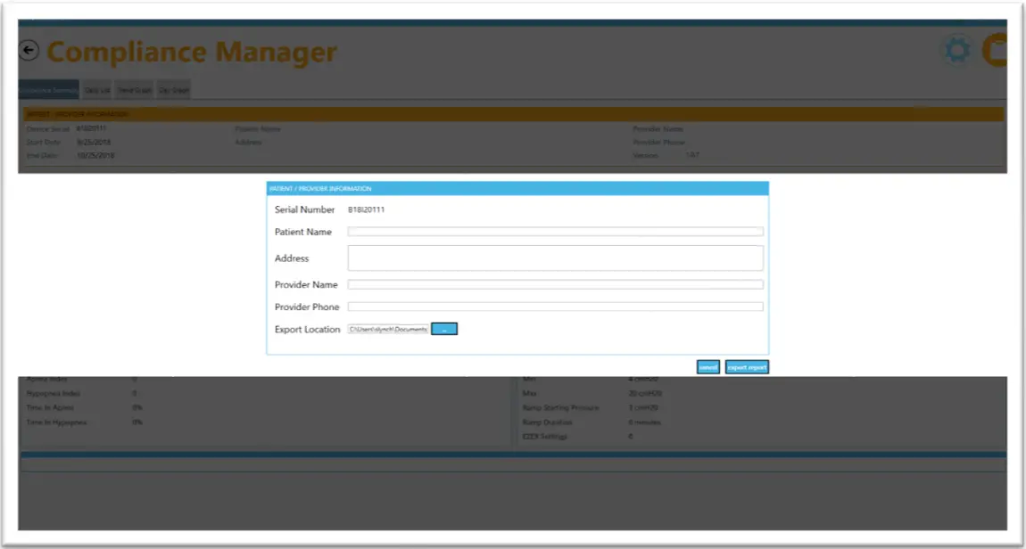 transcend 505000 Micro Smallest and Lightest Travel CPAP - setting 4