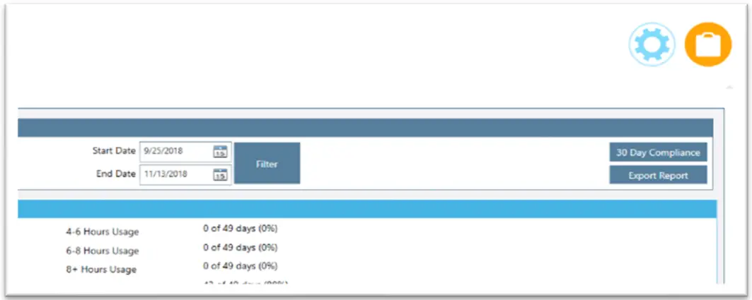 transcend 505000 Micro Smallest and Lightest Travel CPAP - setting 5