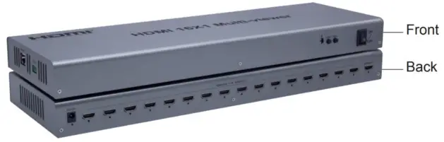 J-TECH DIGITAL JTECH-MV161 4K HDMI 16x1 High Performance Multi Viewer - JTECH-