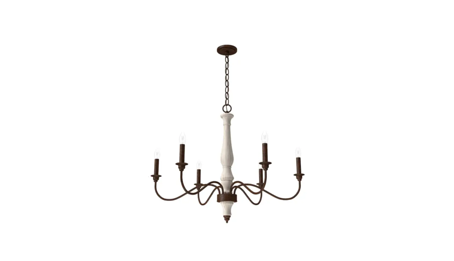 Hunter 19700 6 Light Chandelier Instruction Manual