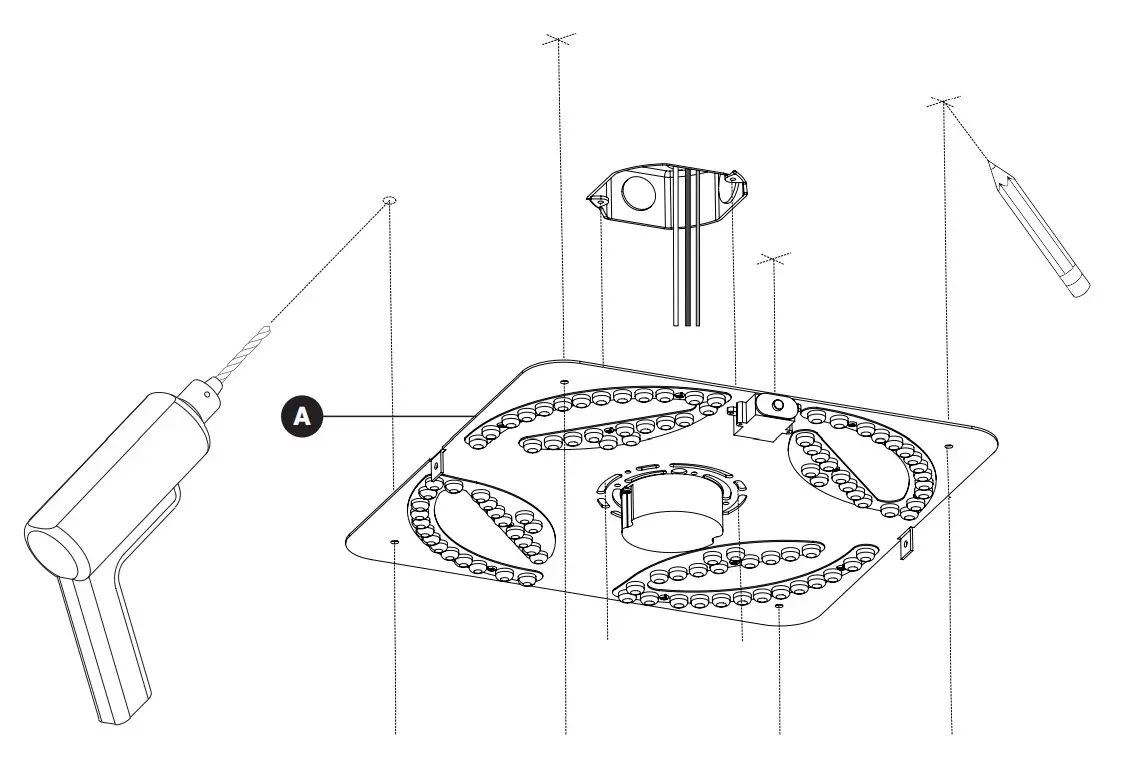 artika FM-LYC-BLJ Lydel LED Flush Mount Light - Figure 11