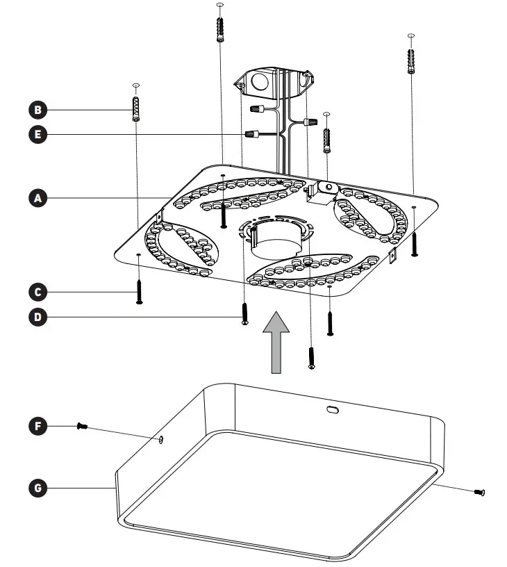 artika FM-LYC-BLJ Lydel LED Flush Mount Light - Figure 9