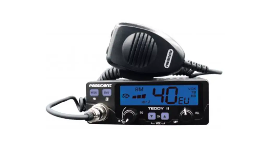President 345991130011 Teddy Ii Asc Am-fm Station 40 Channels Owner's Manual