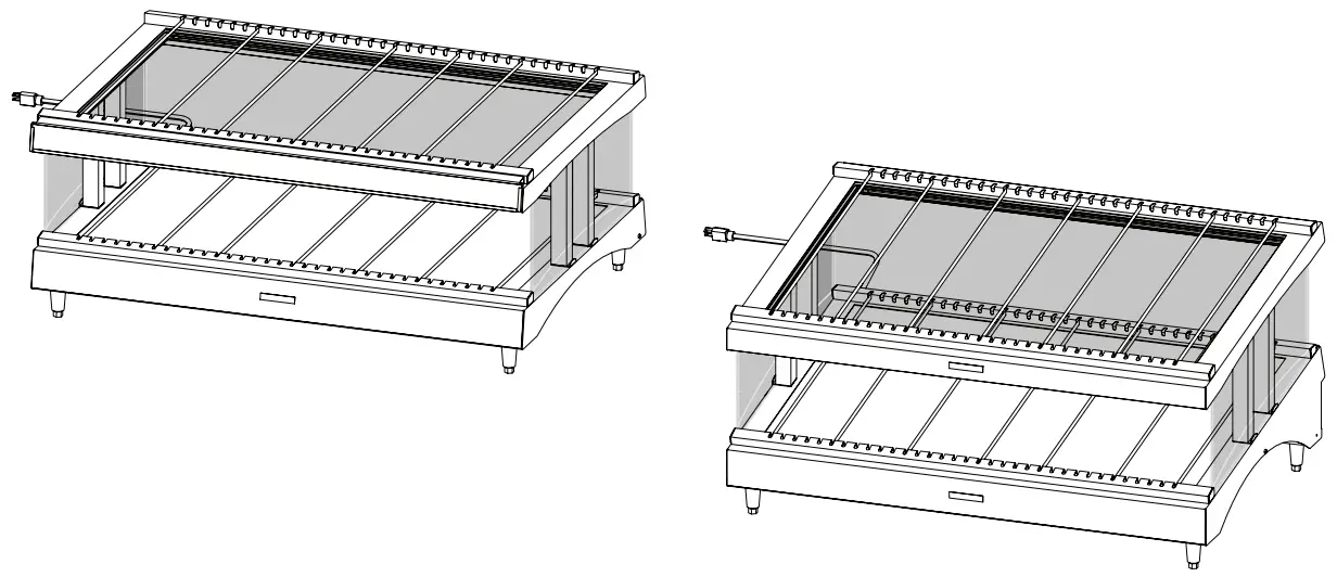 Hatco GR3SDH Single Glo-Ray Heated Glass Merchandising Warmer