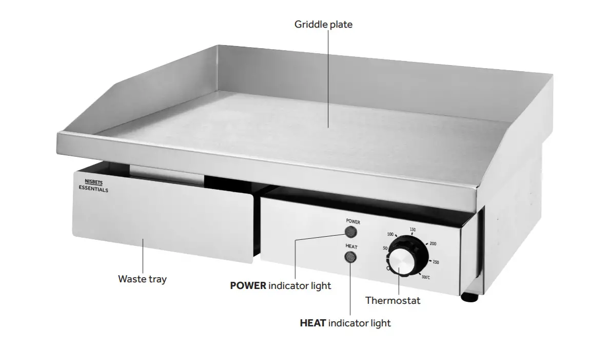 NISBET DA397 Griddle Operation