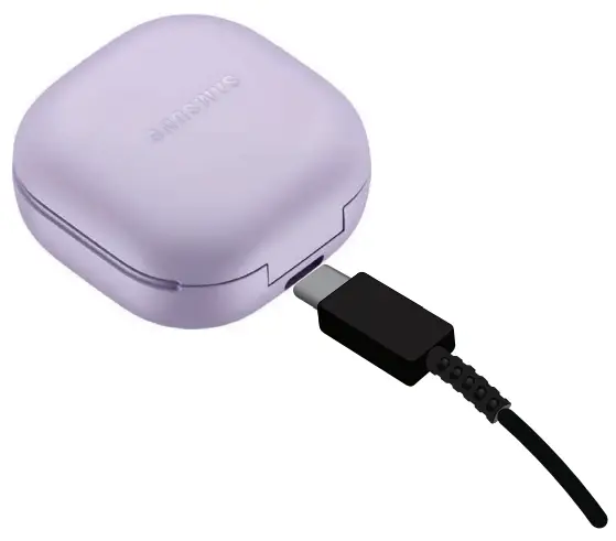 SAMSUNG Galaxy Buds2 Pro True Wireless Bluetooth Earbuds - Charge the battery