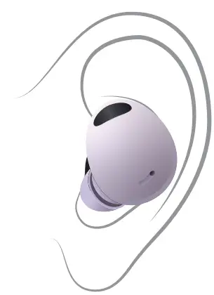 SAMSUNG Galaxy Buds2 Pro True Wireless Bluetooth Earbuds - Wear the earbuds