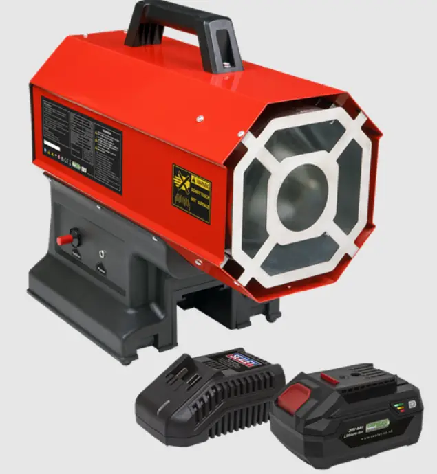 SEALEY LP69C Cordless Corded Space Warmer Propane Heater PRODUCT