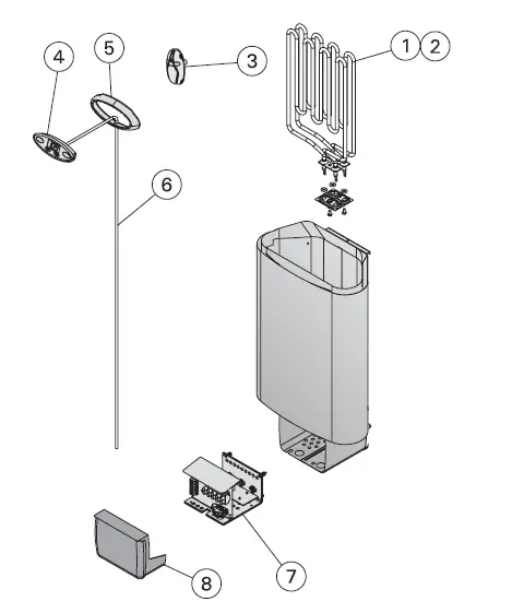 HARVIA D23EE Electric Sauna Heater 17