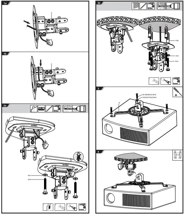 AiSENS-CP03TSR-127-Projector-Ceiling-Mount-2