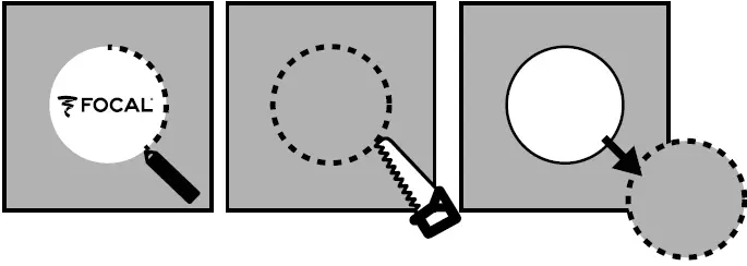 FOCAL 100-T Series Ceiling 2 Way Coaxial Loudspeaker 02