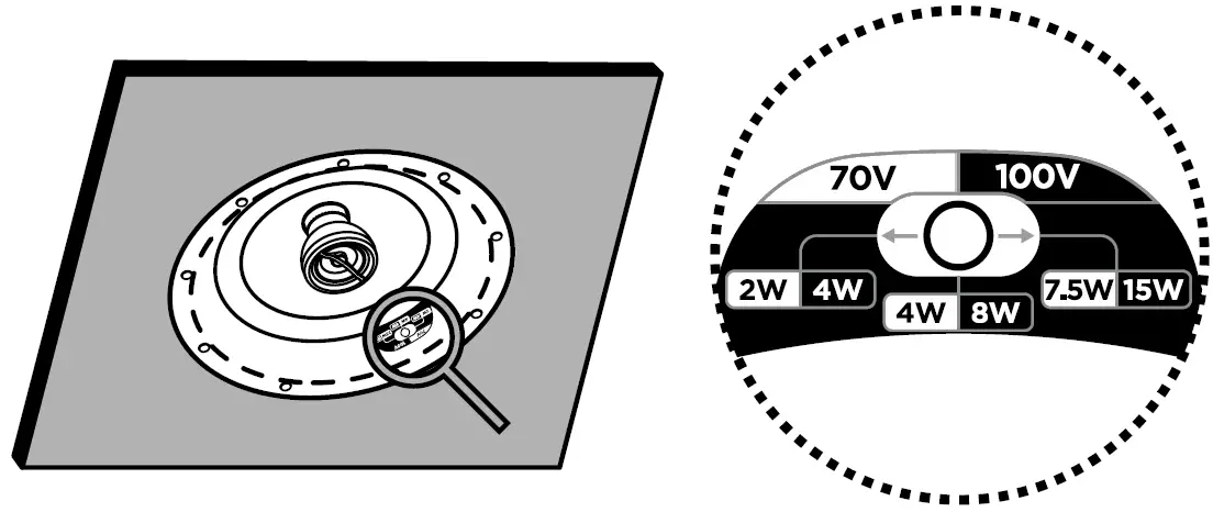 FOCAL 100-T Series Ceiling 2 Way Coaxial Loudspeaker 07