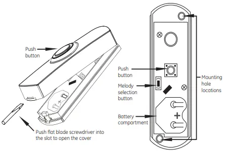 GE 19248 Wireless Door Chime-1