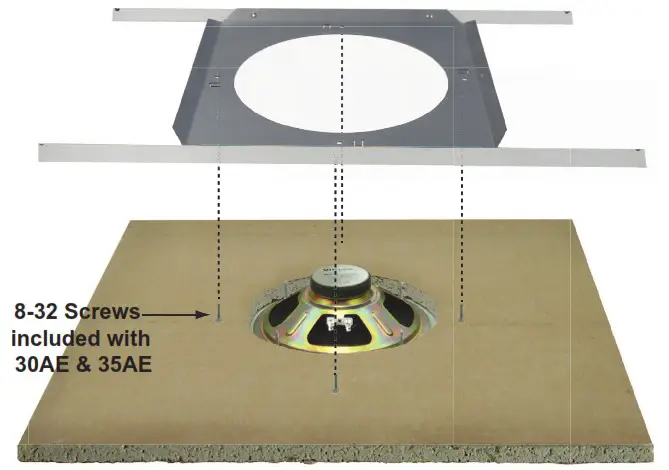 VIKING SA TBA Tile Bridge for Ceiling Speakers - Installation
