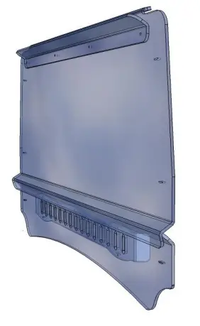 FALCON RIDGE BC 3400 WD05 Bobcat 3400 Aero Vent Polycarbonate Windshield-fig5