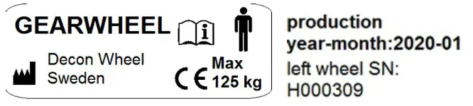 decon Gw22k Gearwheel - warning2