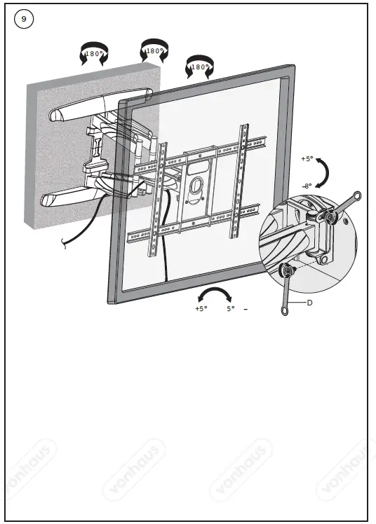 VonHaus-3000296-37-70 Inch-Premium-TV-Bracket-fig- (19)