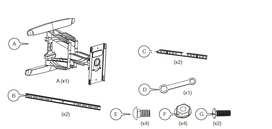 VonHaus-3000296-37-70 Inch-Premium-TV-Bracket-fig- (9)