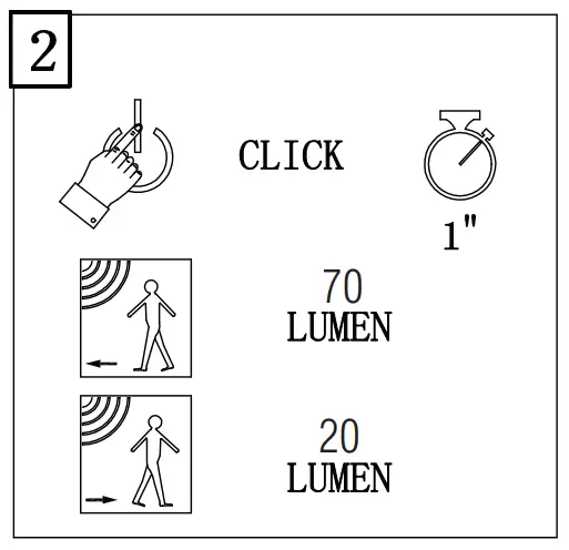 ENDON 96928 Hallam LED 1 Light Outdoor Wall Light - Fig 1