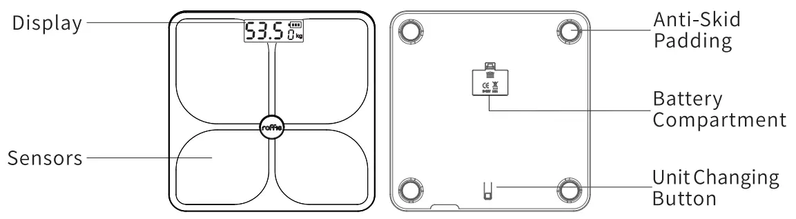 S3001 Smart Body Fat Scale Product Overview