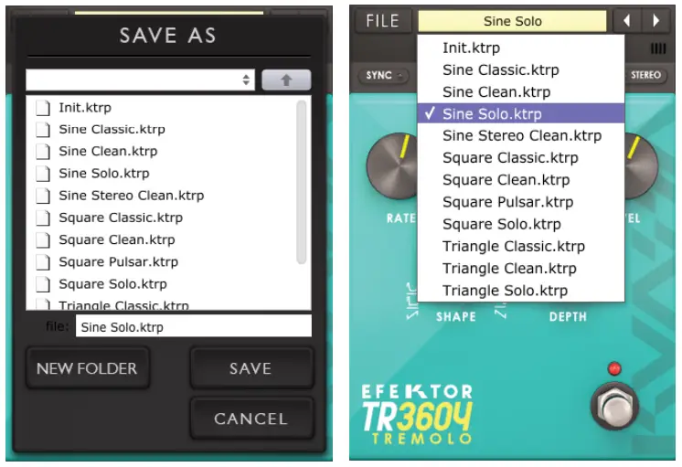 KUASSA Efektor TR3604 Tremolo Chorus Guitar Effect fig 12