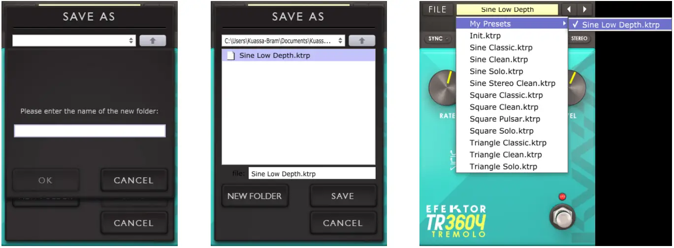 KUASSA Efektor TR3604 Tremolo Chorus Guitar Effect fig 13