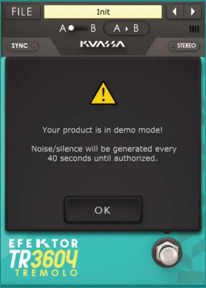 KUASSA Efektor TR3604 Tremolo Chorus Guitar Effect fig 3