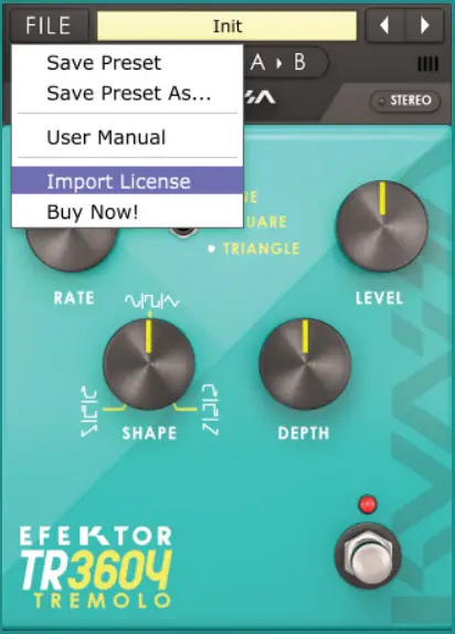 KUASSA Efektor TR3604 Tremolo Chorus Guitar Effect fig 4